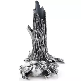 Stand for the handle "Pig under the oak" made of silver
